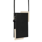 Fede Phone Bag, Black/Ivory
