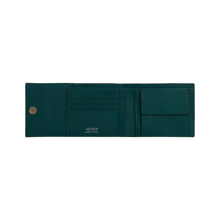 Mia Wallet, Teal Inside view