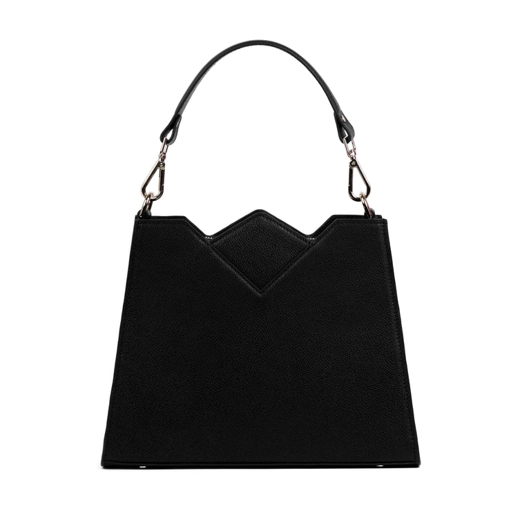 Olivia Top Handle Bag, Black Back view